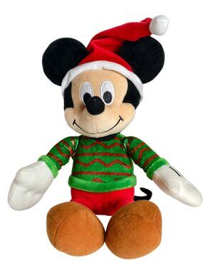 Disney Mickey Mouse Christmas Plush Toy Kohls Cares 14.5" Holiday Themed